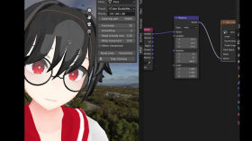 Testing out toon shader and new tracker settings by Casual Nue